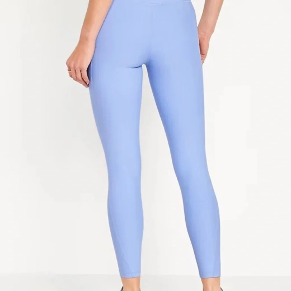 Old Navy Sky Blue Leggings active power, soft high-rise leggings go dry - Picture 2 of 5
